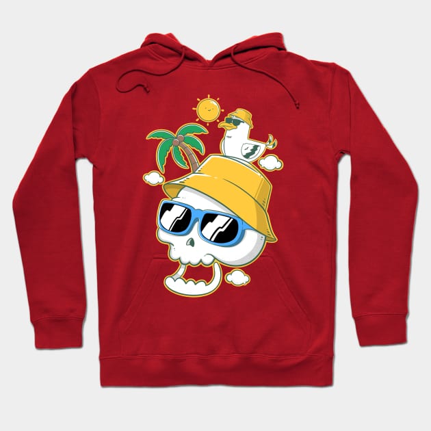 Summer Buddy Hoodie by Artthree Studio